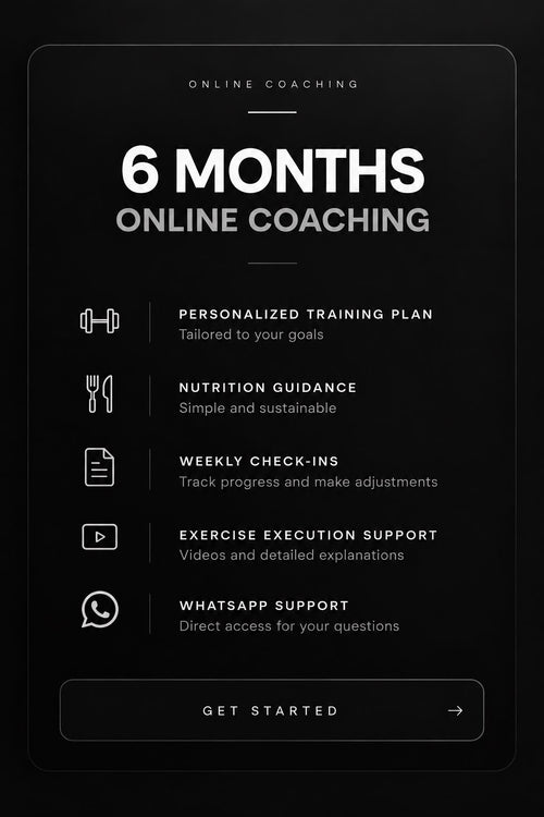 6 months online coaching